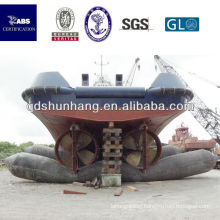 sunken ship salvage rubber inflatable air bag